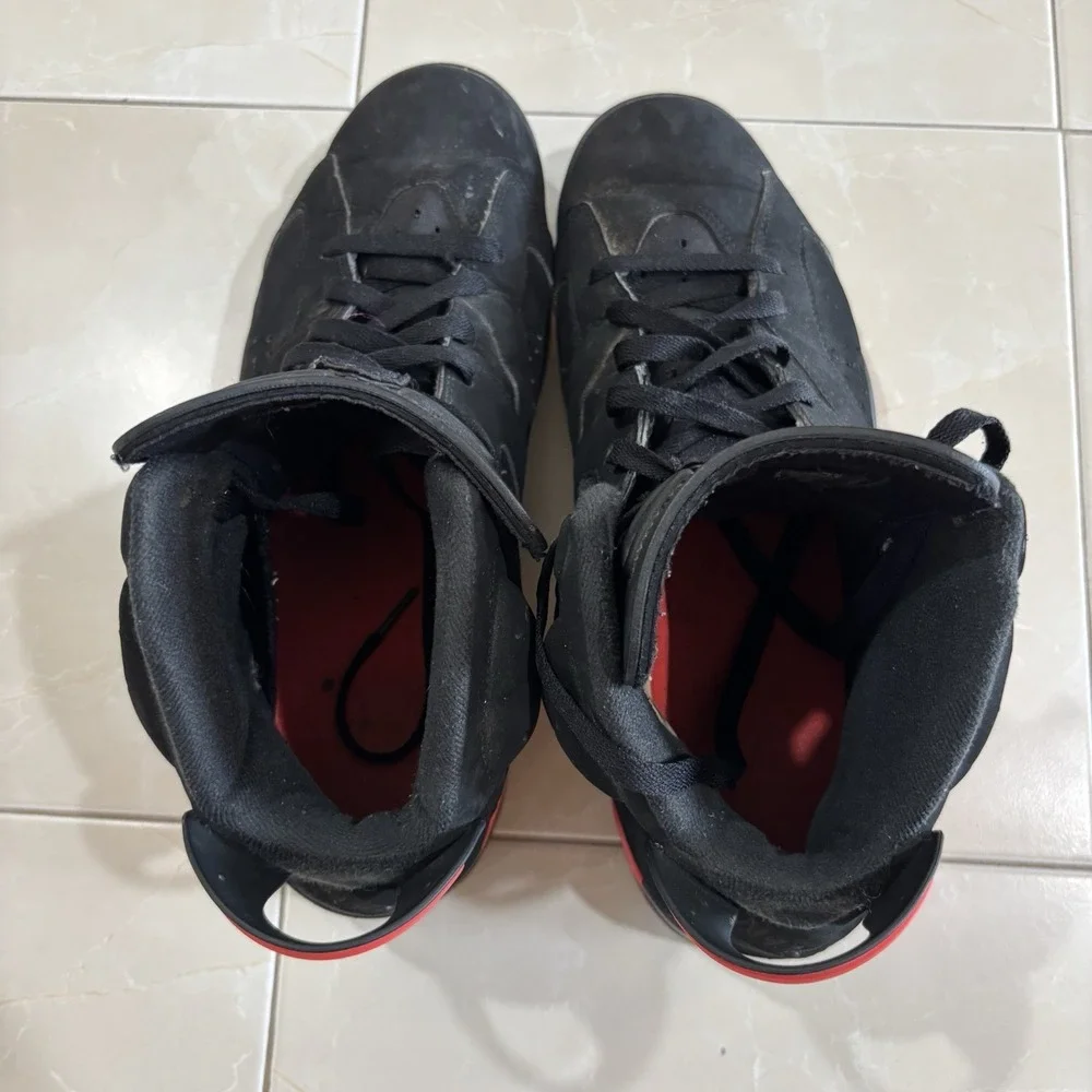 Air Jordan 6 Infrared Black 2019 Men's Size 11.5 Nike Air Basketball Sneakers